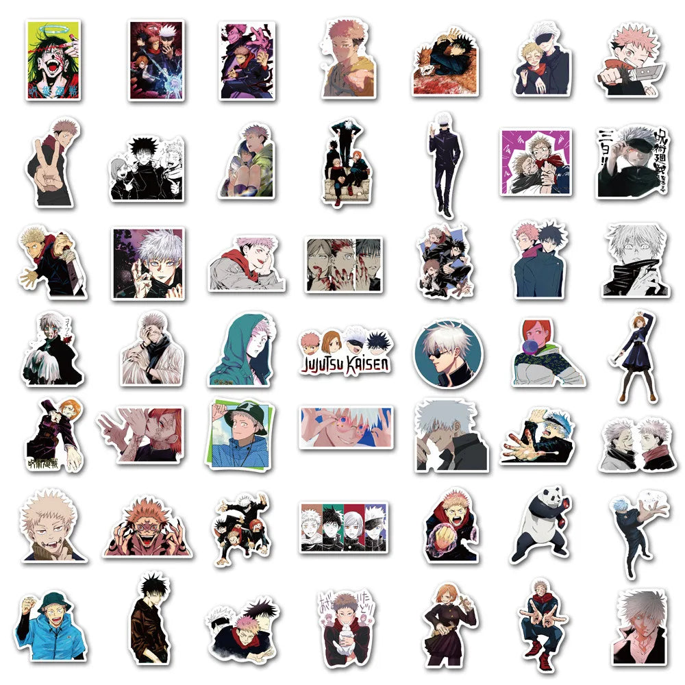 100 pcs JUJUTSU KAISEN Sticckers